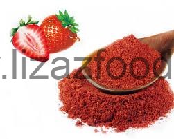 Spray dried strawberry powder