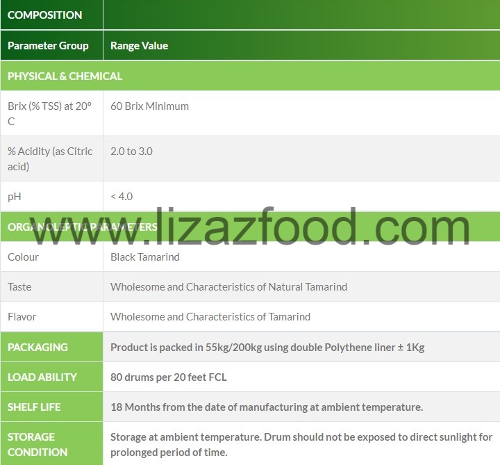 black tamarind paste